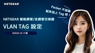 【NETGEAR 教學】交換器 VLAN Tag 設定｜Main UI 介面