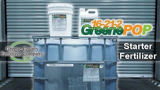 16-21-2 GreenePOP™ Starter Fertilizer - Greene County Fertilizer Company