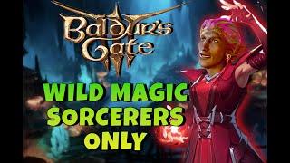 Let's Beat Baldur's Gate 3 as Wild Magic Sorcerers Only! (Act 1)