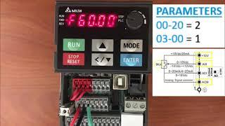 Delta MS300 0-10V Analog Input Speed Reference