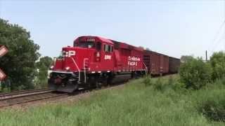 CP Rail Track Evaluation Train! (TEC) - CP Broadview Sub at Brandon West