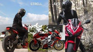 Ducati v4 vs Aprilia rsv4 #strell vs #av3 #shorts #ducati #aprilia #malayalam