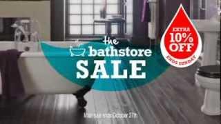 Bathstore Autumn Sale Extra 10 Percent Off - TV Advert 7th October 2013