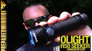 Olight R50 Seeker: 2500 Lumen Pocket Lighthouse - Preparedmind101