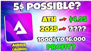 Audius Price Prediction 2025 - Can It Hit 5$? (Realistic Prediction)