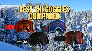 Ski Goggles Comparison: Smith Squad Mag vs Outdoor Master Falcon vs Spy Marauder vs Anon Sync