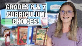 6TH & 7TH GRADE CURRICULUM CHOICES! | HOMESCHOOL HAUL 2024/25