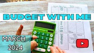 March 2024 Budget With Me | A Year Of Adjustment | Retirement Budgeting