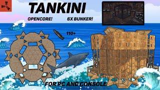 THE TANKINI•RUST BASEDESIGN 2022•MULTI TC•WIDE GAPS•OPEN CORE•6x BUNKER•VERY STRONG•PC/CONSOLE