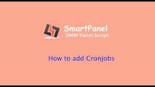 SmartPanel - SMM Panel Script - How to add Cronjobs