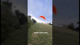 Launching your paraglider in zero wind