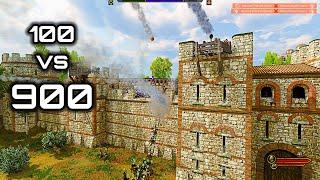 How to Conquest a City With 100 Men? - Siege Attack Tactic - Mount&Blade II Bannerlord