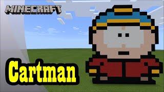 Minecraft: Pixel Art Tutorial and Showcase: Cartman (South Park)