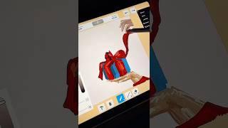 Gift unboxing! #speeddraw #drawing #digitalart #games #gaming #robloxgames #art #artist #roblox