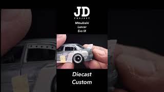 Mitsubishi Lancer Evo IX Pandem Diecast Custom