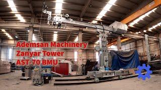 Ademsan Machinery Zanyar Tower AST-70 BMU Test