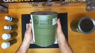 Kaiser Willys Jeep Parts - Paint