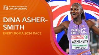 Sprint QUEEN  Dina Asher-Smith  | Every Roma 2024 race