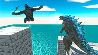 KING KONG BATTLES ON BUILDING - Animal Revolt Battle Simulator