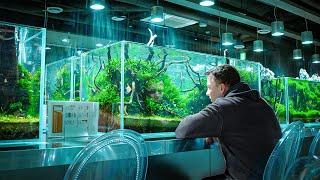 FULL TOUR OF THE ONLY ''AQUA CAFE'' IN JAPAN!  AQUAGARDEN KYOTO