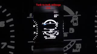 Tata punch tank to tank mileage test in 30 sec