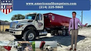 Trash Dumpster Rental Dallas TX - American AF Dumpster Rentals - 214-225-5865