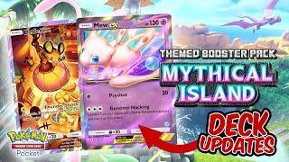 Big changes to the best TCG Pocket decks coming with Mythical Island