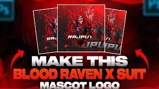 How To Make Blood Raven X Suit Gaming Logo On Android || pubg gaming logo tutorial || Bgmi Logo