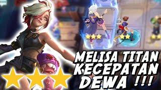 FINALLY MAGIC CHESS UPDATE ! MELISA TITAN MODE PERTAMA ASPD NGALAHIN MIYA MACHINE GUN INI ! WKWKWKWK