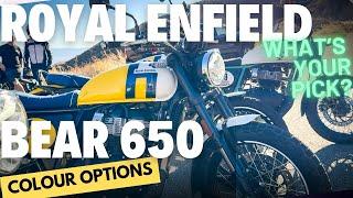 Royal Enfield Bear 650: All Color Options Explained!