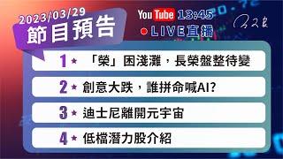 2023/03/29 股市永勝節目預告「王文良股市永勝」