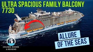 Ultra Spacious Stateroom w/ Large Balcony | Allure of the Seas | 7730 | Royal Caribbean