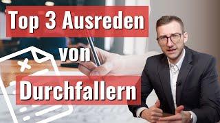 Die 3 größten Ausreden von Durchfallern!