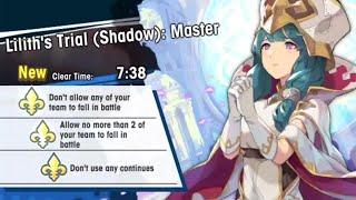 Dragalia Lost - Trials of the Mighty | Lilith's Trial (Shadow): Master [Co-op Full Clear]