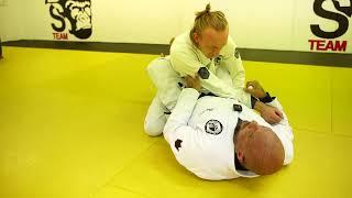 Armlock From Closed Guard Using the "Two One" Grip