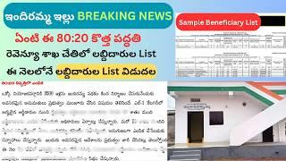 Indiramma illu Beneficiary List | Indiramma illu Scheme Latest News on List Status in TG