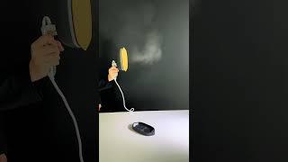 Portable handheld garment steamer: easy ironing anytime, anywhere