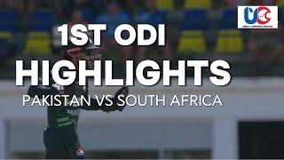 PAKISTAN VS SOUTH AFRICA 1ST ODI MATCH 2024 HIGHLIGHT | PAK VS SA