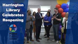 Harrington Library Reopens in Style! Ribbon Cutting, Children's Areas and Study Rooms