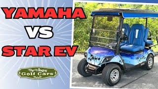 Yamaha Drive2 Gas QuieTech vs Star EV Lithium Sirius Golf Car