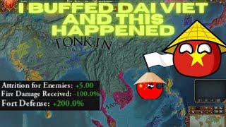 OVERPOWERED DAI VIET TOOK OVER CHINA AND SPLIT IN TWO - EU4 AI Only Timelapse