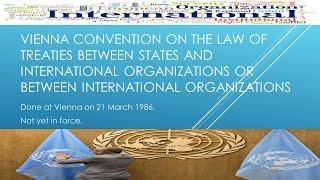 Vienna Convention on the Law of Treaties 1986