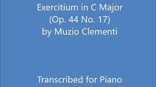 Exercitium in C Major from "Gradus ad Parnassum" (Op. 44 No 17) for Piano