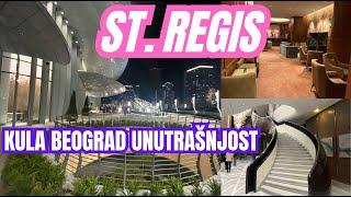 PRVI OBILAZAK ENTERIJERA KULE BEOGRAD UOČI OTVARANJA HOTELA THE ST. REGIS BELGRADE