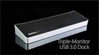 Triple-Monitor USB 3.0 Docking Station - USB3DOCKH2DP | StarTech.com