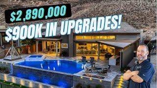 INSANE Las Vegas Luxury Home with Unobstructed Strip and Mountain Views!