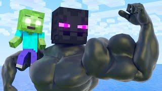 Top 5 - Best muscular story | Minecraft animation Life of Zomma & Zombo