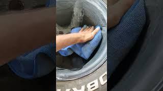 cleaning up wheels #290-50-R15  #Chevy trucks #W/T1500 #longbed