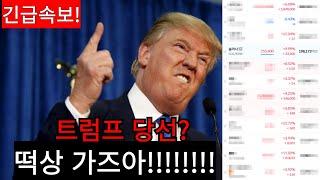 트럼프 당선과 함께 떡상할 이 코인 바로 탑승!!!!