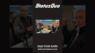 Here’s a little insight into tour bus life. Dinner with Status Quo https://www.statusquo.co.uk/tour